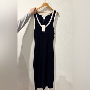 Caroline Constas Black & White Knit dress